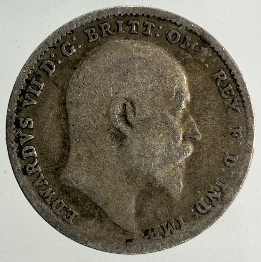 1902 Edward VII Threepence Silver Coin | Collectable Grade