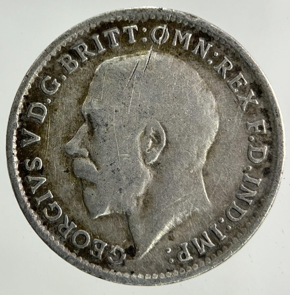 1919 George V Threepence Silver Coin | Fine Collectable Grade