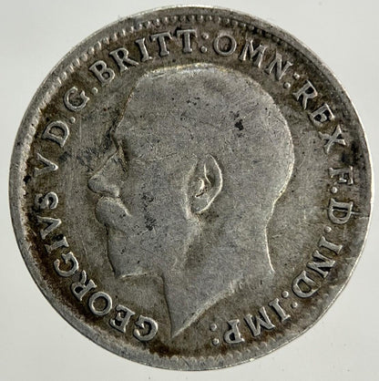 1916 George V Threepence Silver Coin | Fine Collectable Grade