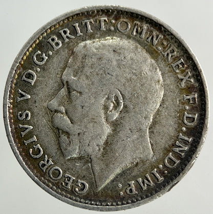 1918 George V Threepence Silver Coin | Fine Collectable Grade
