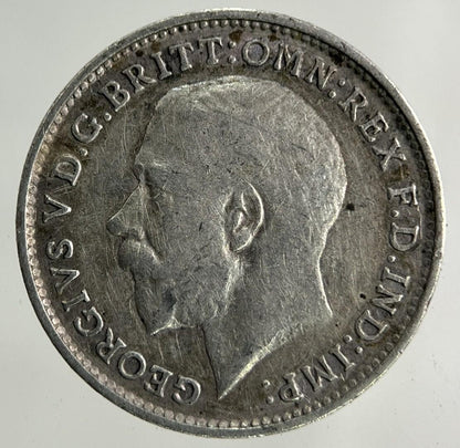 1917 George V Threepence Silver Coin | Fine Collectable Grade