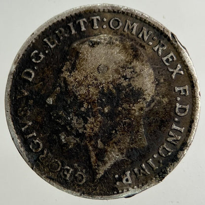 1916 George V Threepence Silver Coin | Fine Collectable Grade