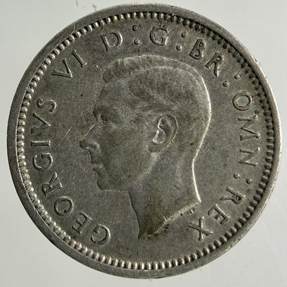1941 George VI Threepence Silver Coin | Fine Collectable Grade
