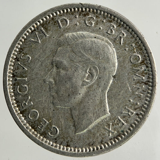 1937 George VI Threepence Silver Coin | Fine Collectable Grade