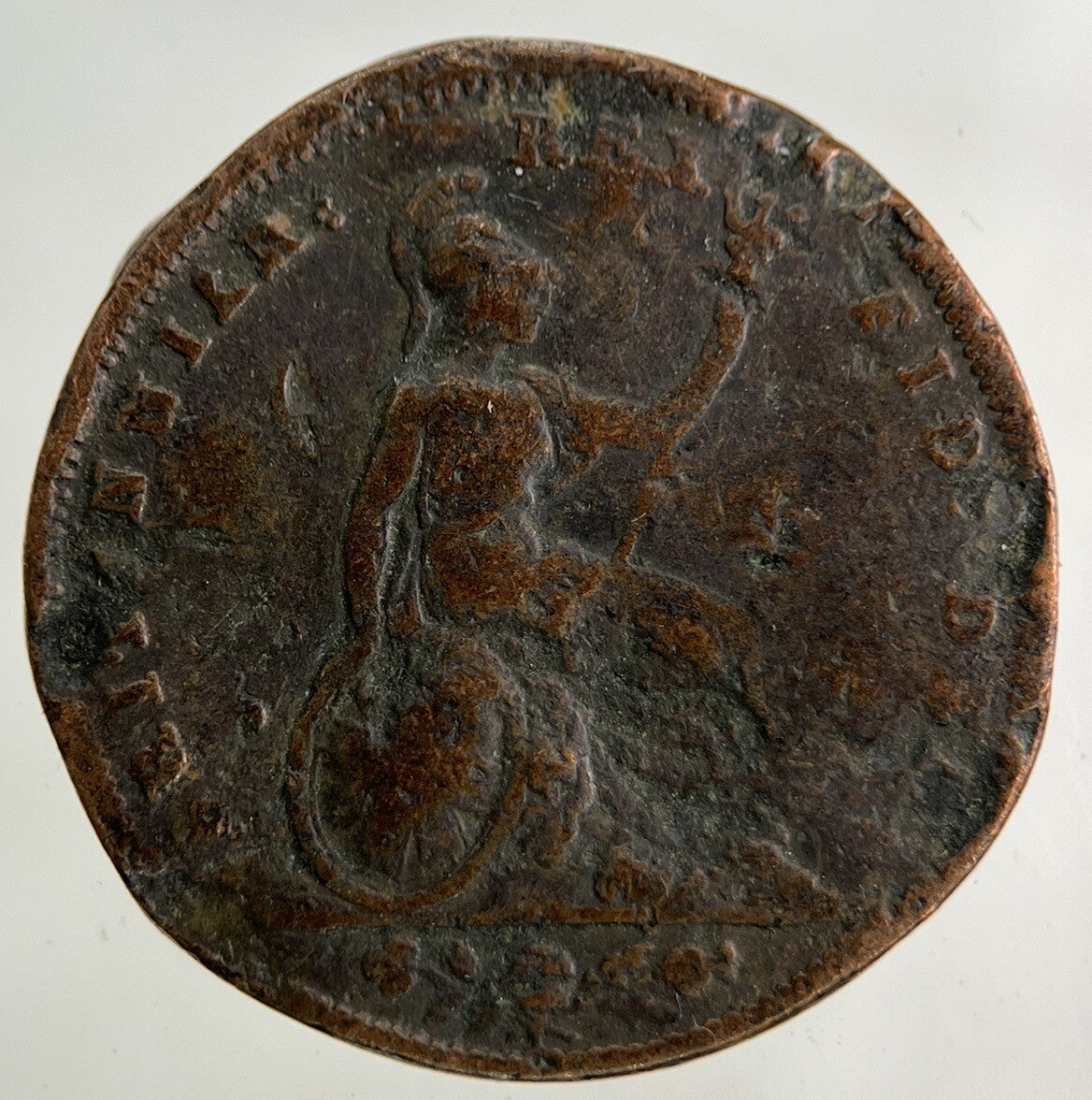 1837 William IV Farthing Coin | Fair Grade