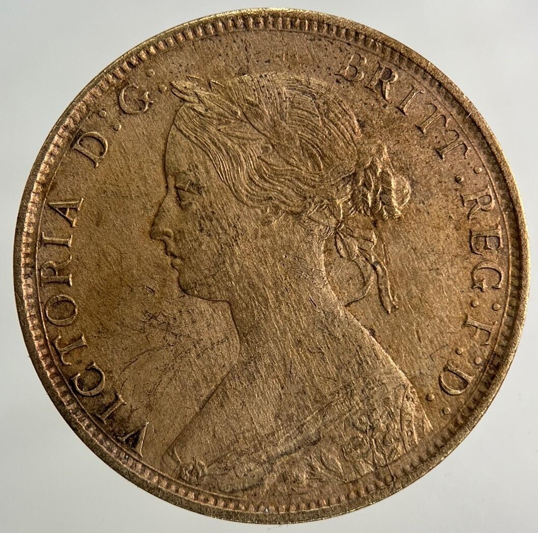 1862 Victoria One Penny Coin | Fine Collectable Grade