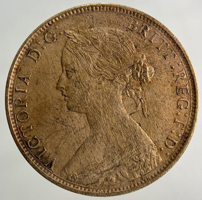 1862 Victoria One Penny Coin | Fine Collectable Grade