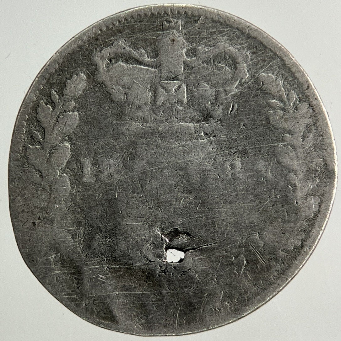 1884 Victoria Threepence Silver Coin | Collectable Grade