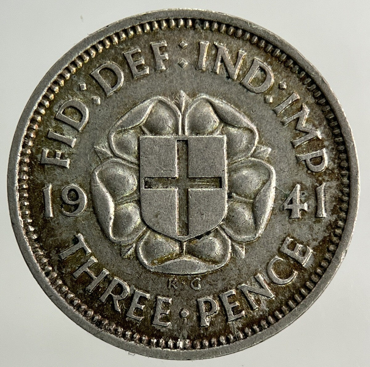 1941 George VI Threepence Silver Coin | Fine Collectable Grade