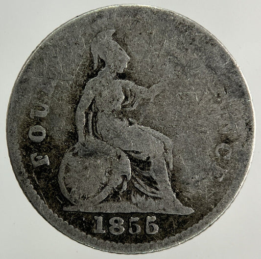 1855 Victoria Groat Four-Pence Silver Coin | Collectable Grade