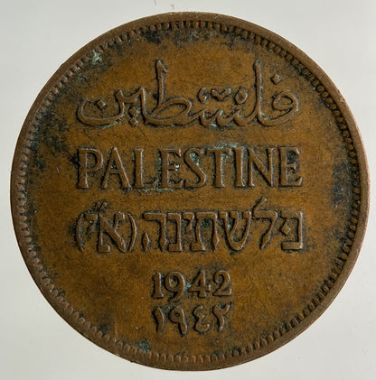 1942 Palestine 1 Mil Coin | Fine Collectable Grade