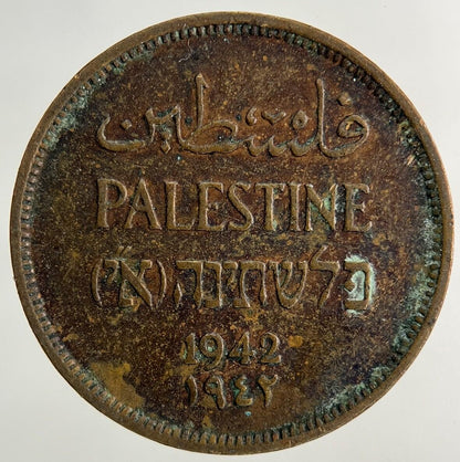 1942 Palestine 1 Mil Coin | Fine Collectable Grade