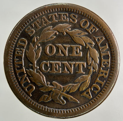 1848 US USA One Cent Coin | Fine Collectable Grade