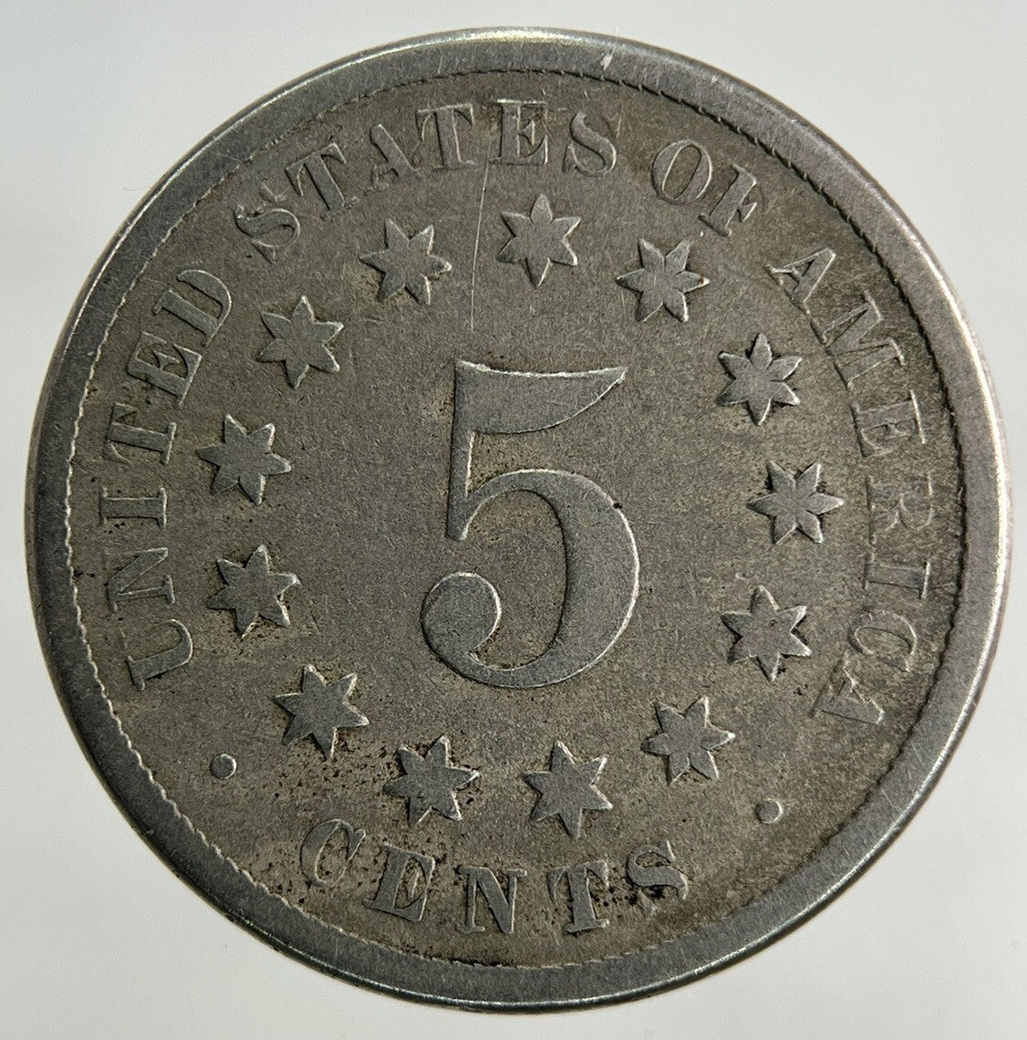 1870 US USA Shield Nickel 5 Cents Coin | Collectable Grade