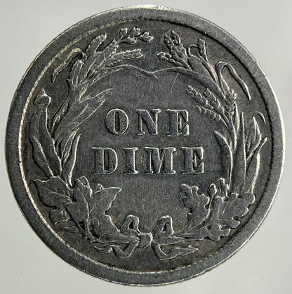 1906 US USA One Dime Silver Coin | Fine Collectable Grade
