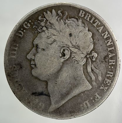 1821 George IV Half-Crown Silver Coin | Fine Collectable Grade