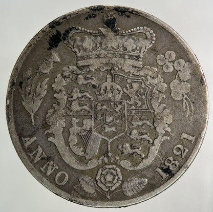 1821 George IV Half-Crown Silver Coin | Fine Collectable Grade