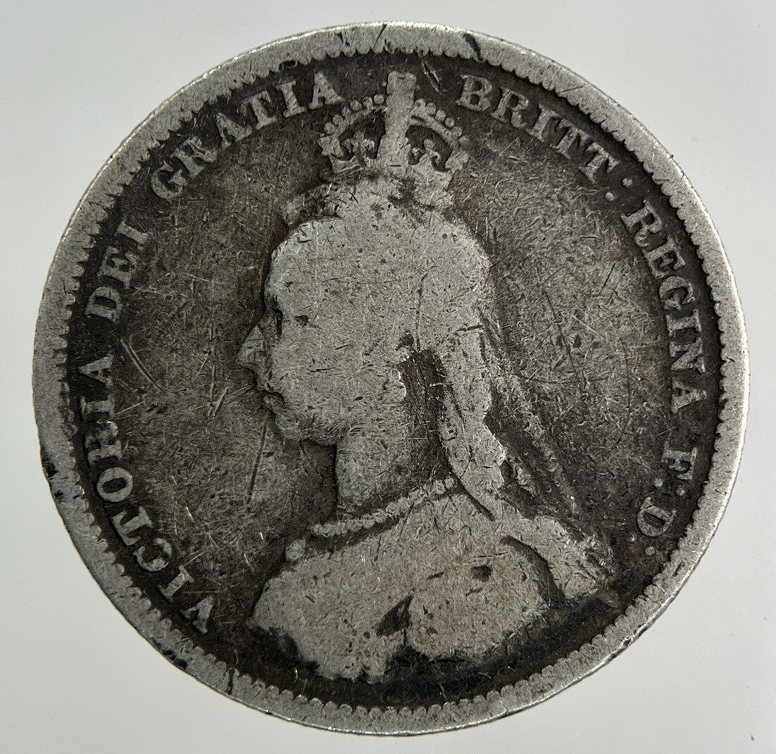 1887 Victoria Shilling Silver Coin | Collectable Grade