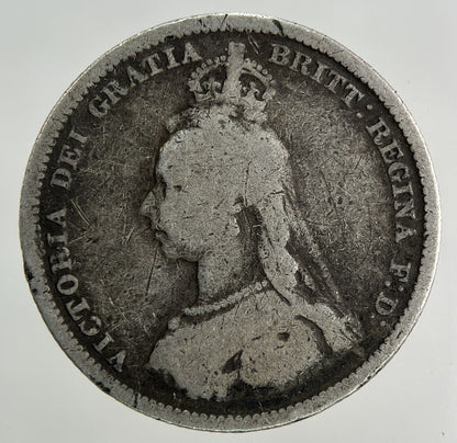 1887 Victoria Shilling Silver Coin | Collectable Grade