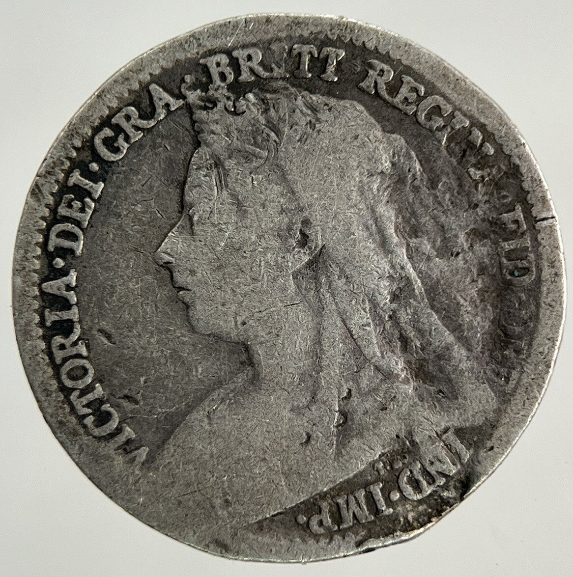 1900 Victoria Threepence Silver Coin | Collectable Grade