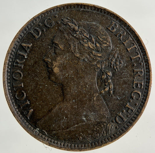 1886 Victoria Farthing Coin | Fine Collectable Grade