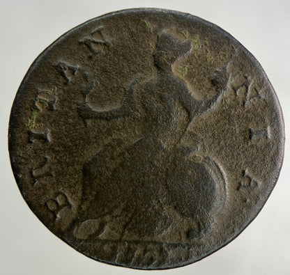 1734 George II 2nd Half-Penny Coin | Collectable Grade