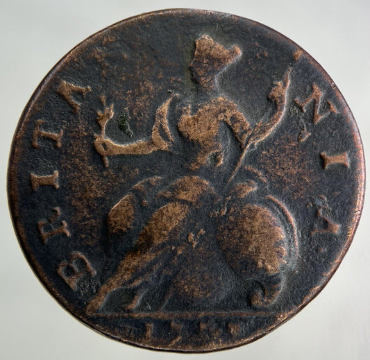 1731 George II 2nd Half-Penny Coin | Collectable Grade