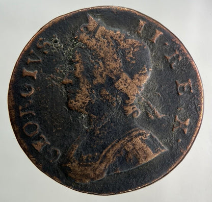 1731 George II 2nd Half-Penny Coin | Collectable Grade