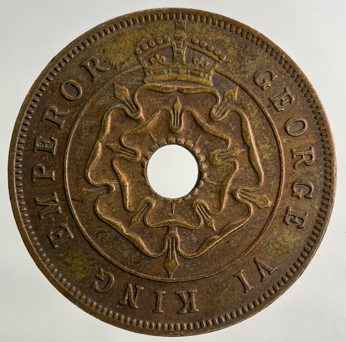 1943 Africa Rhodesia One Penny Coin | Fine Collectable Grade