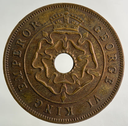 1943 Africa Rhodesia One Penny Coin | Fine Collectable Grade