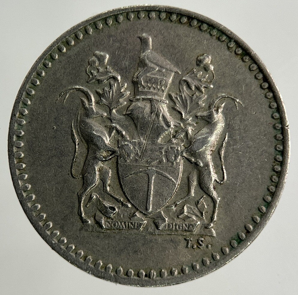 1970 Africa Rhodesia 2 1/2 Cents Coin | Fine Collectable Grade