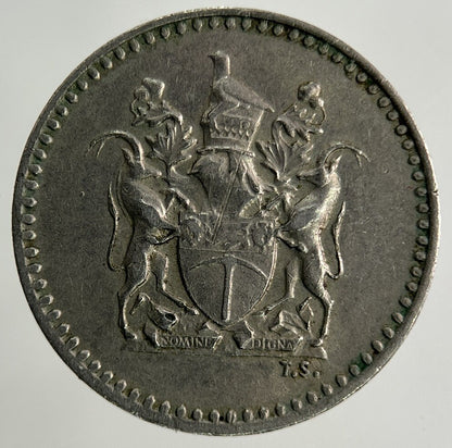 1970 Africa Rhodesia 2 1/2 Cents Coin | Fine Collectable Grade