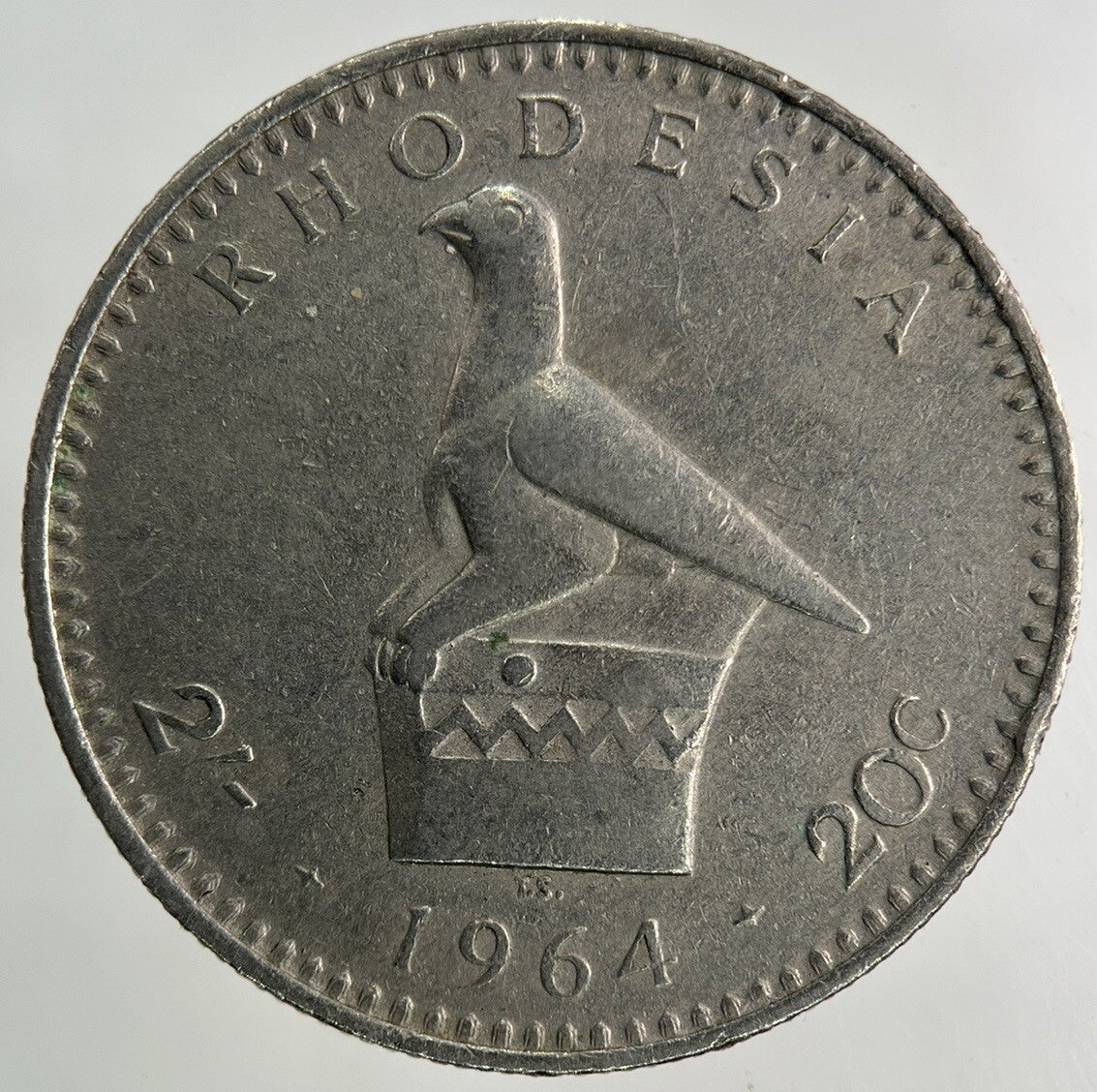 1964 Africa Rhodesia 20 Cents Coin | Fine Collectable Grade