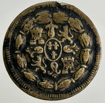 1785 Spain Small Maravedis Coin | Fine Collectable Grade