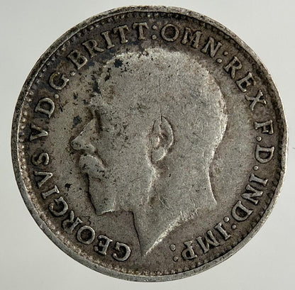 1915 George V Threepence Silver Coin | Fine Collectable Grade