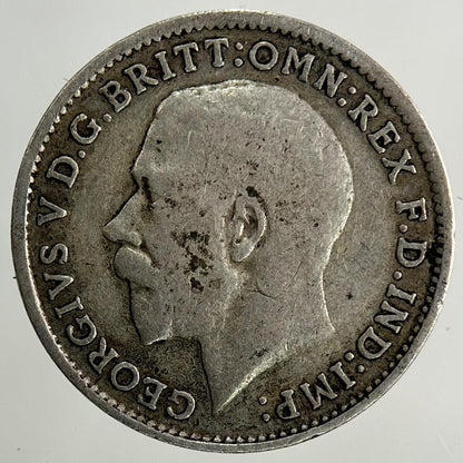 1916 George V Threepence Silver Coin | Fine Collectable Grade