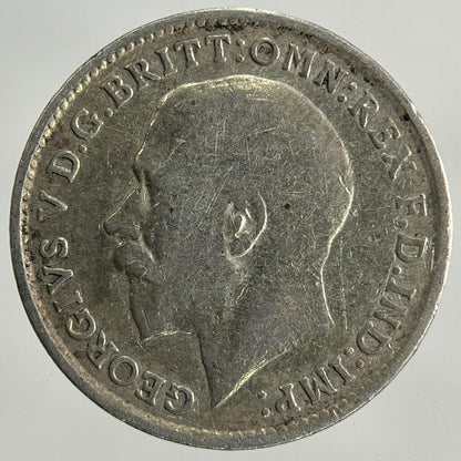 1918 George V Threepence Silver Coin | Fine Collectable Grade