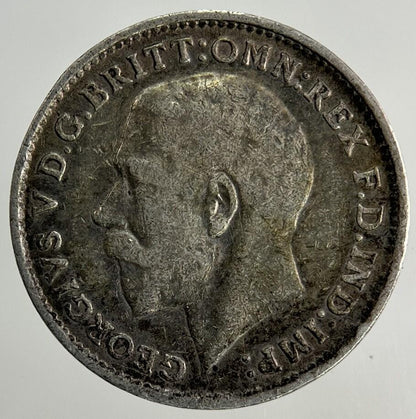 1917 George V Threepence Silver Coin | Fine Collectable Grade