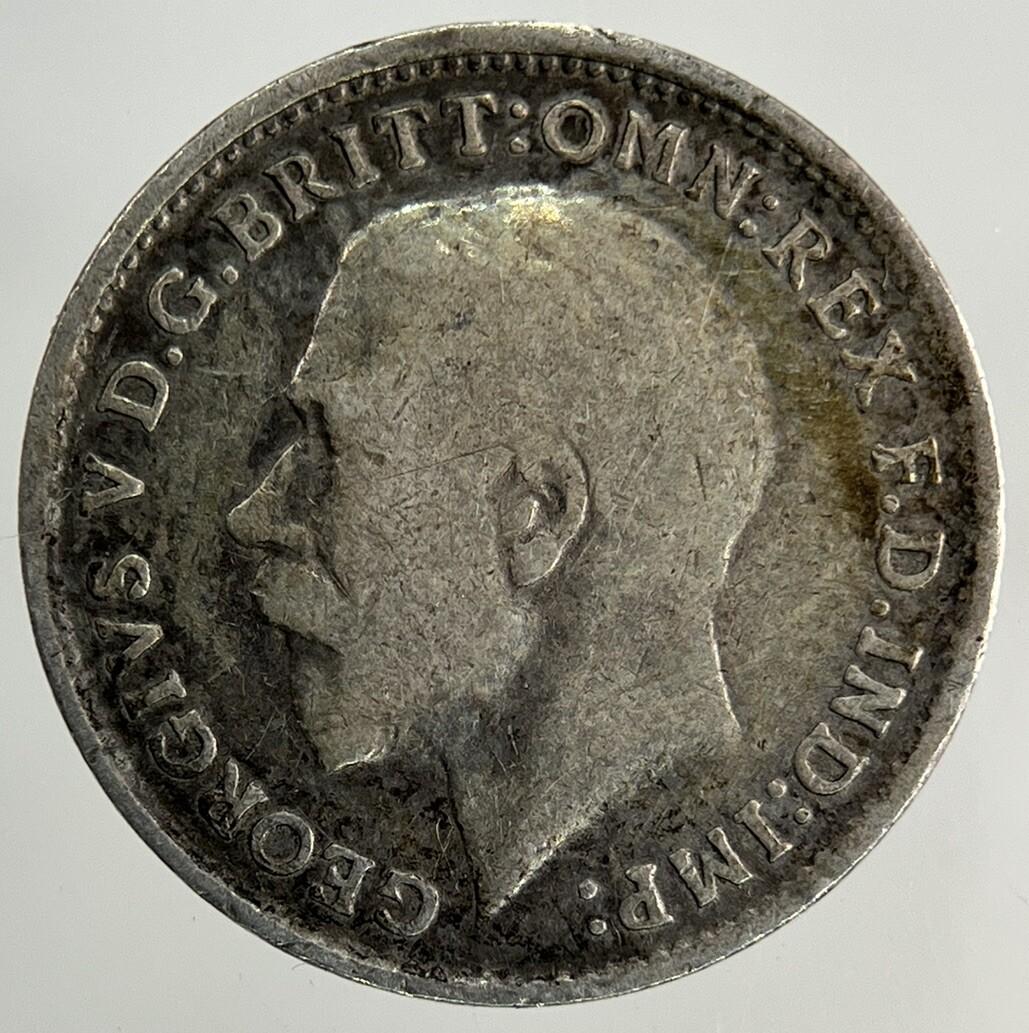 1919 George V Threepence Silver Coin | Fine Collectable Grade