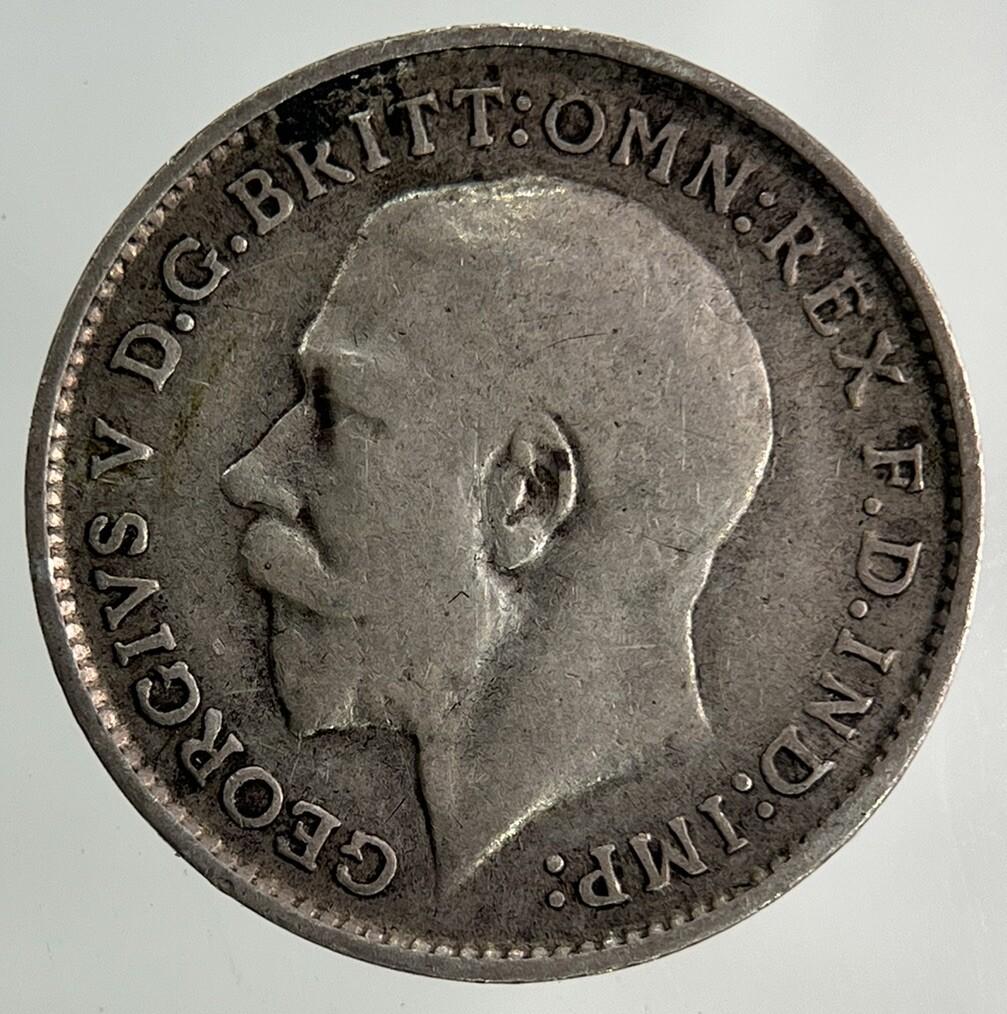 1912 George V Threepence Silver Coin | Fine Collectable Grade