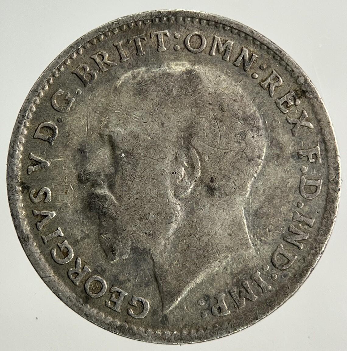 1917 George V Threepence Silver Coin | Fine Collectable Grade
