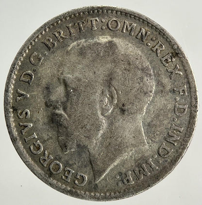 1917 George V Threepence Silver Coin | Fine Collectable Grade