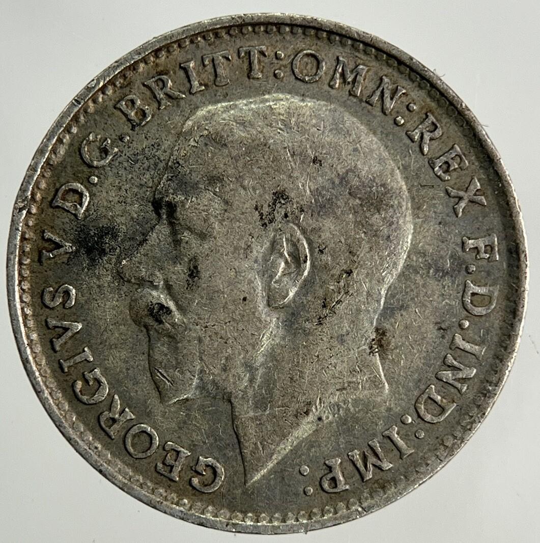 1918 George V Threepence Silver Coin | Fine Collectable Grade