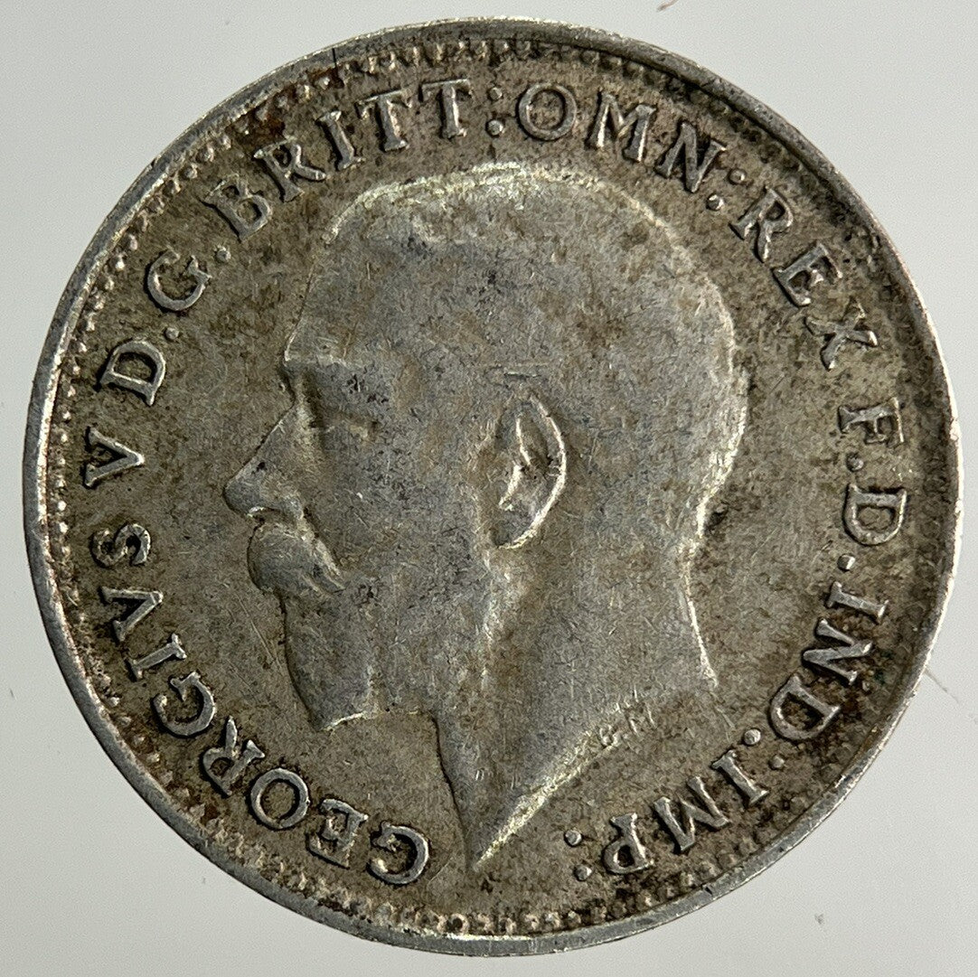 1917 George V Threepence Silver Coin | Fine Collectable Grade
