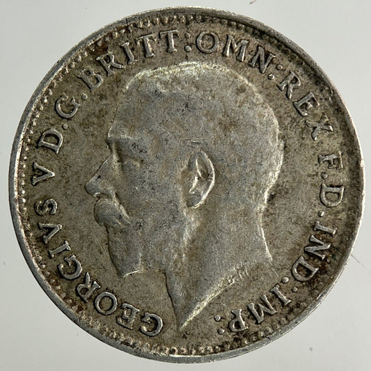 1917 George V Threepence Silver Coin | Fine Collectable Grade
