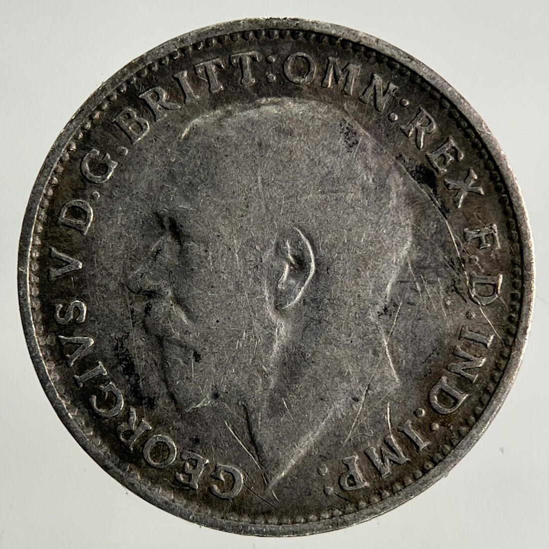 1919 George V Threepence Silver Coin | Fine Collectable Grade