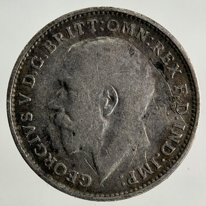 1919 George V Threepence Silver Coin | Fine Collectable Grade