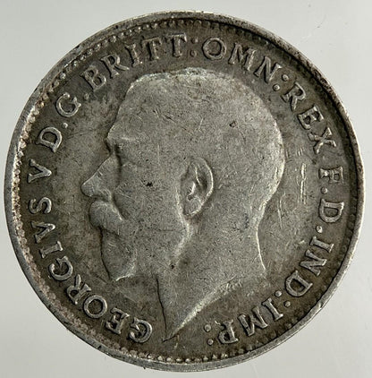 1918 George V Threepence Silver Coin | Fine Collectable Grade
