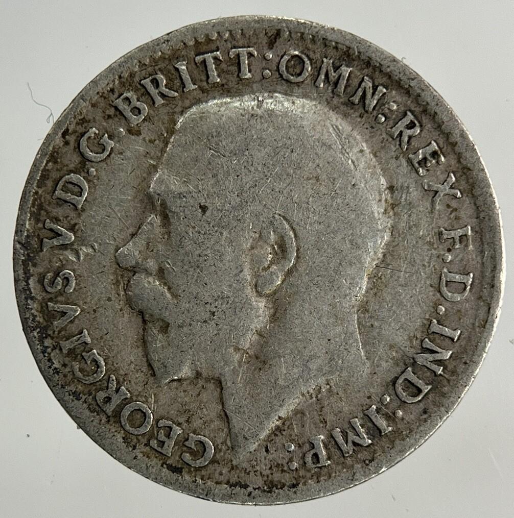 1916 George V Threepence Silver Coin | Fine Collectable Grade