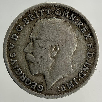 1917 George V Threepence Silver Coin | Fine Collectable Grade